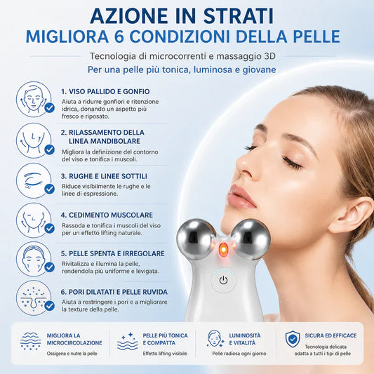 Massaggiatore Viso EMS Lifting